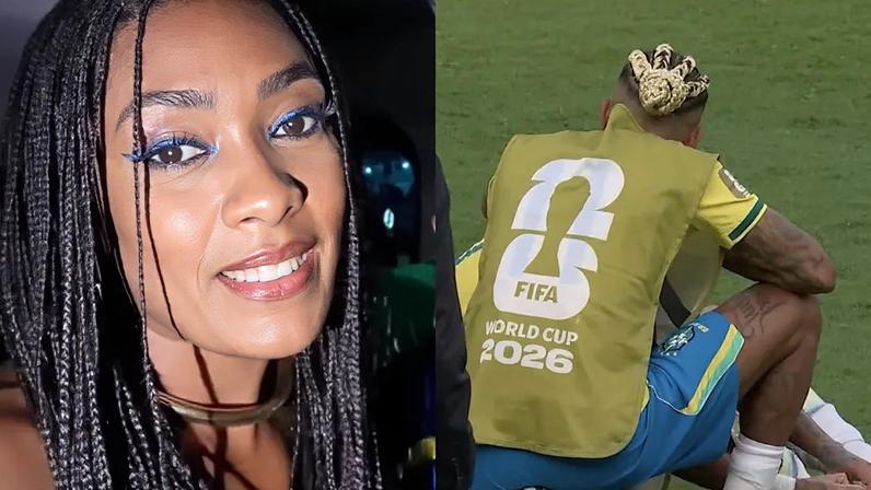 Erika Januza é alvo de ataques após criticar Neymar Jr. por derrota do Brasil na Copa