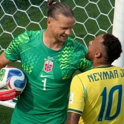 Goleiro norueguês explica atrito com Neymar e busca mexer com a cabeça dele