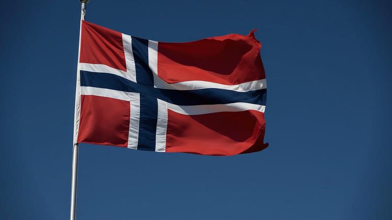 Bandeira da Noruega — Foto: Maarten Heerlien/@Maarten1979/Reprodução
