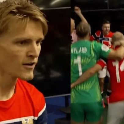 Noruega elimina o Brasil e agita o vestiário após a vitória
