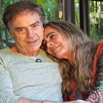 Bruna Lombardi faz Riccielli gravar vídeo no aniversário de 80 anos