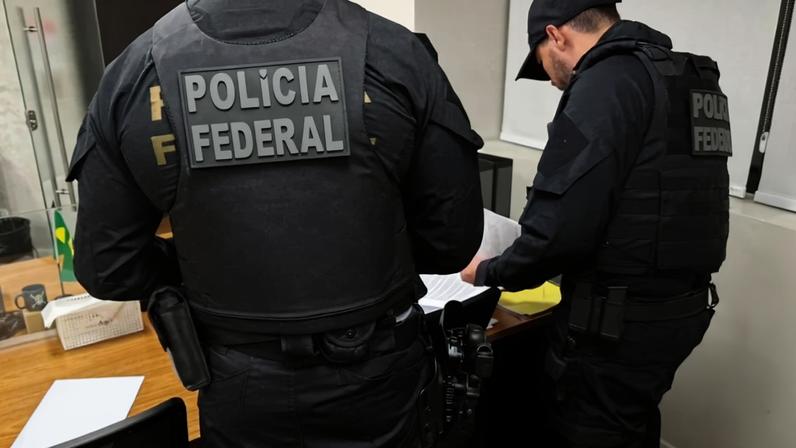 Imagem colorida mostra operação contra o Banco Digimais. Metrópoles