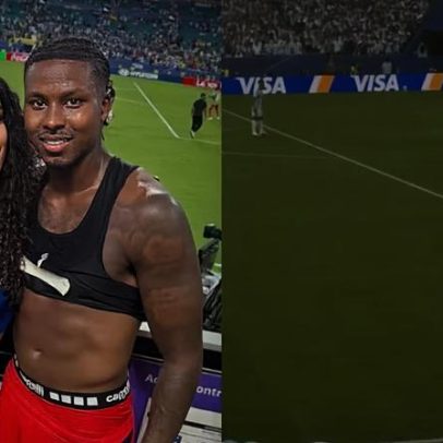 Namorada de Lopes Cabral celebra gol após derrota de Cabo Verde para a Argentina