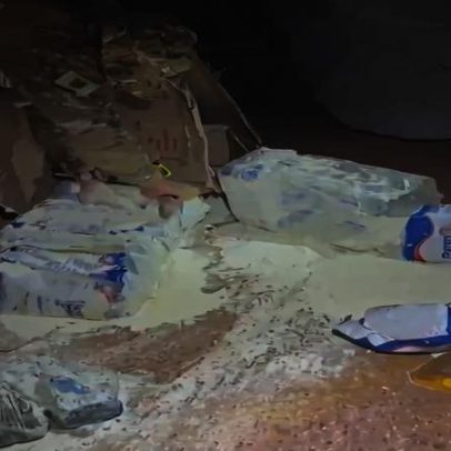 Maconha escondida em fardos de trigo é encontrada em ônibus pela PMDF
