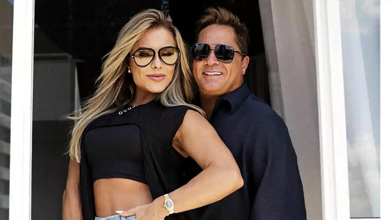 Poliana Rocha é esposa de Leonardo