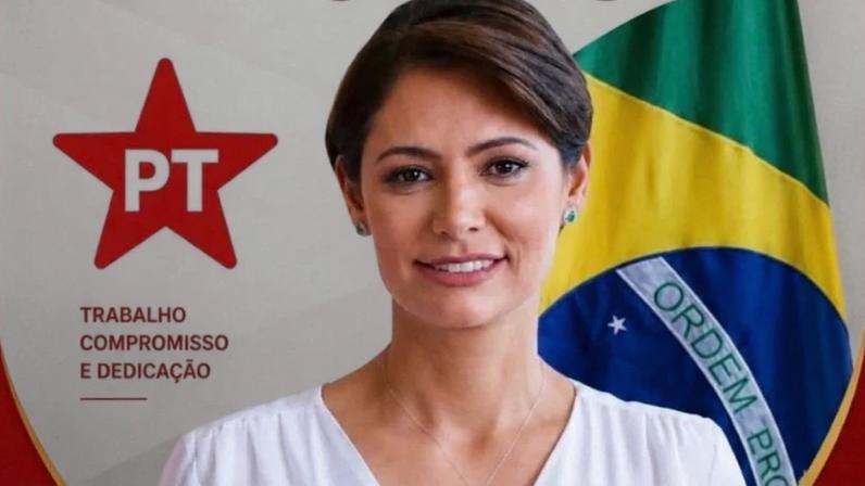 Petistas chamam Michelle de funcionária do mês após atrito com Flávio