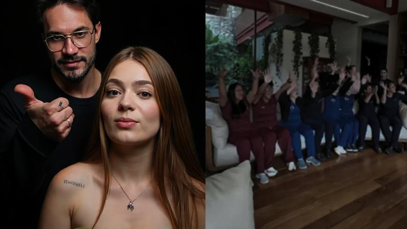Viih Tube e Eliezer reuniram funcionários no reality show