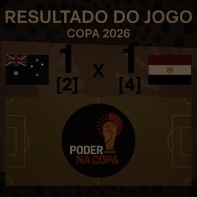 Copa 2026: Austrália e Egito empatam 1 a 1