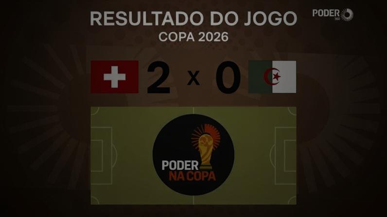 A seleção masculina de futebol da Suíça venceu a da Argélia por 2 a 0