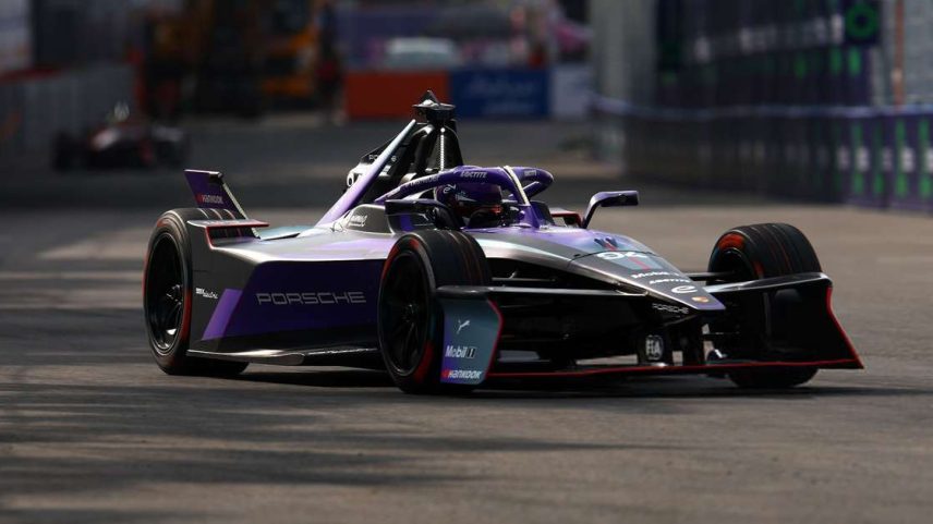 Pascal Wehrlein durante o ePrix de Sanya