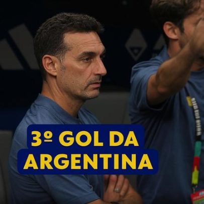 Scaloni não reagiu aos gols da Argentina: estava angustiado
