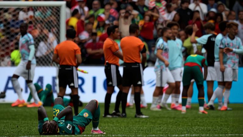Senegal é eliminado pela Bélgica na segunda fase da Copa do Mundo — Foto: Reuters/Blake Dahlin