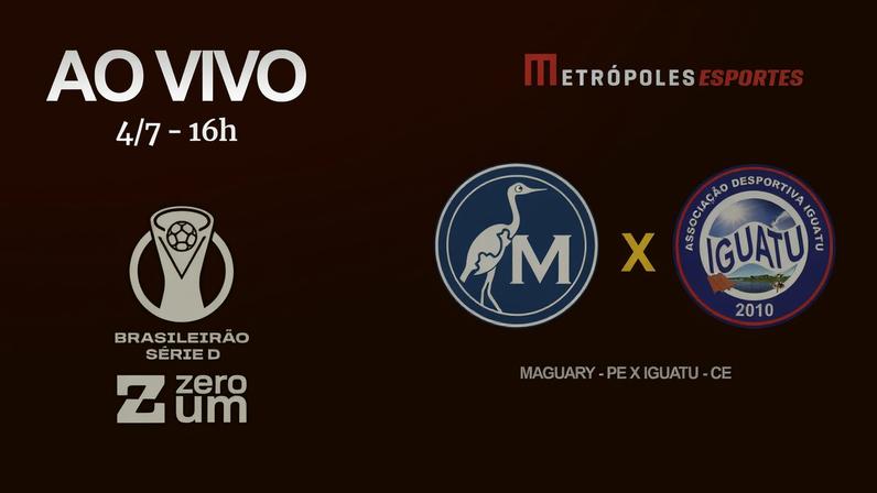 Série D ZeroUm: Metrópoles transmite Maguary-PE x Iguatu-CE