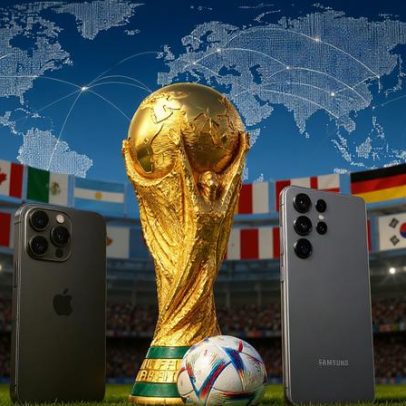 Marcas de celular mais usadas nos países participantes da Copa do Mundo