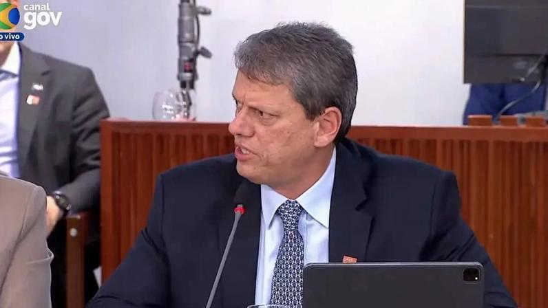 Tarcísio de Freitas (Republicanos), governador de São Paulo (Foto: Reprodução/YouTube)