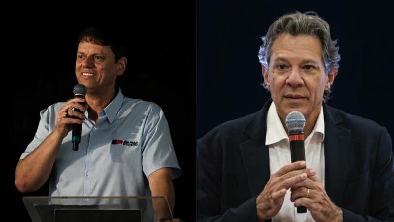 Tarcísio lidera com 46% e Haddad 30%, aponta Datafolha