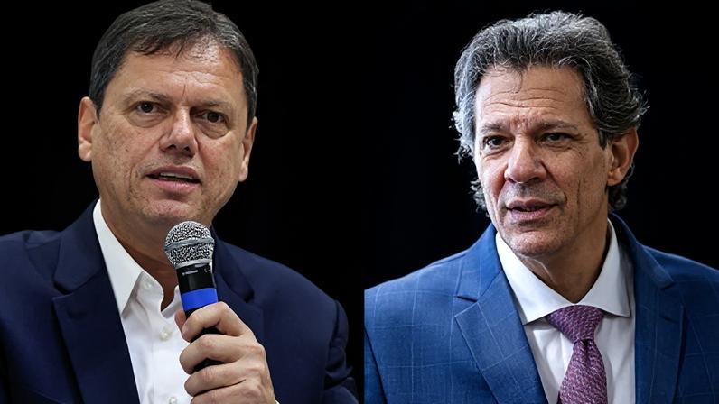 Tarcisio Meira e Fernando Haddad