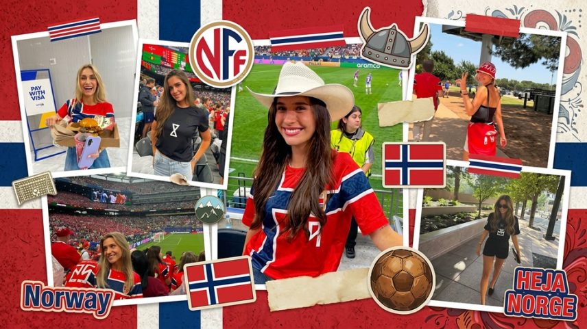 NoruWAGs: conheça as esposas e namoradas dos jogadores da Noruega — Foto: Imagem criada com Inteligência Artificial