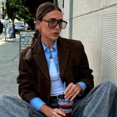 Três tendências de inverno combinam couro, camurça e jeans