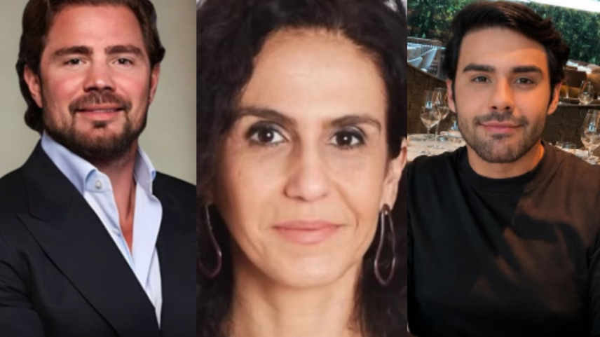 Vorcaro (à esquerda) e Miranda (à direita) reviraram a vida de Malu Gaspar (ao centro) com o intuito de "frear" a jornalista
