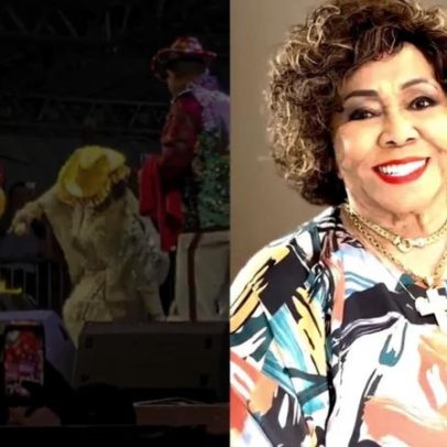 Alcione se pronuncia após queda durante show em São Luís