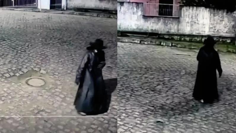 Homem fantasiado de Olhos Famintos é detido após assustar moradores em PE