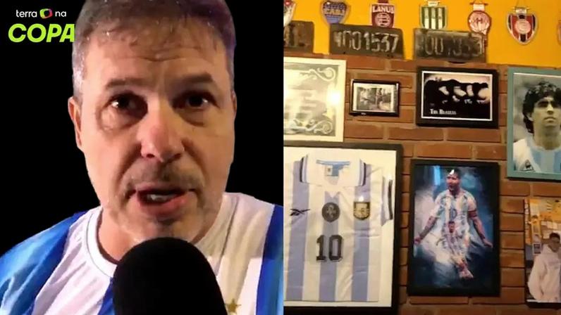 Bar argentino em SP vira ponto de encontro de torcedores durante a Copa