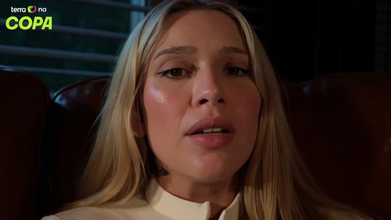 Filha de Karoline Lima afirma que Léo Pereira é melhor que Cristiano Ronaldo
