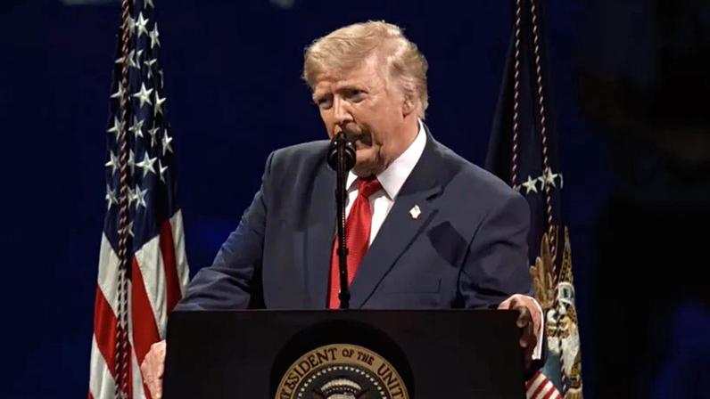 Discurso de Trump em Washington foi adiado por causa de ondas de calor e tempestades