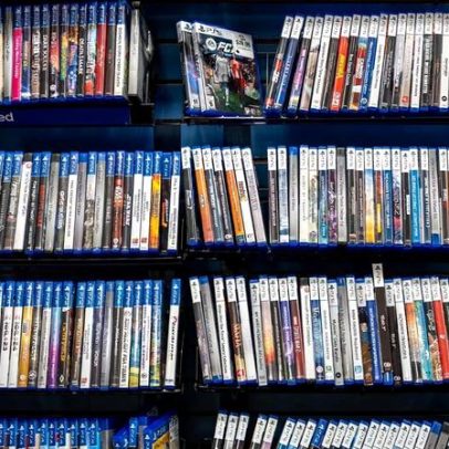 Homem diz sentir falta de grandes ofertas de jogos usados