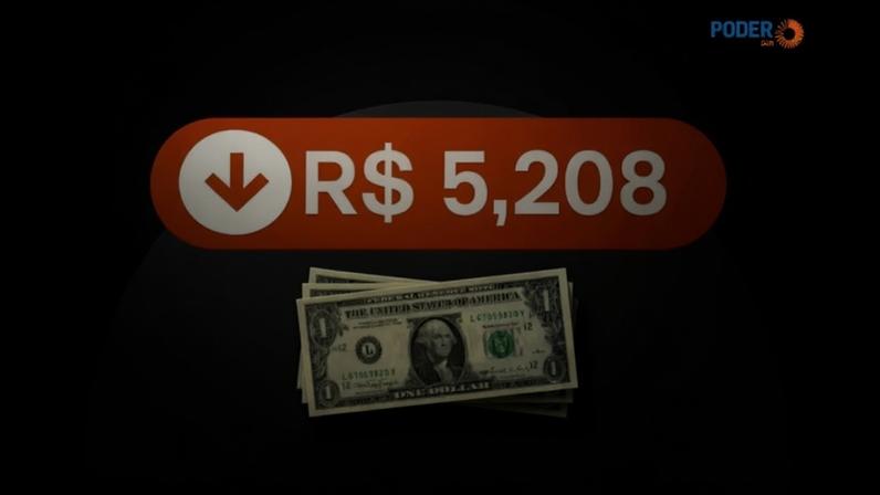 Dólar cai 0,03% e fecha a R$ 5,208; Ibovespa sobe 0,64%