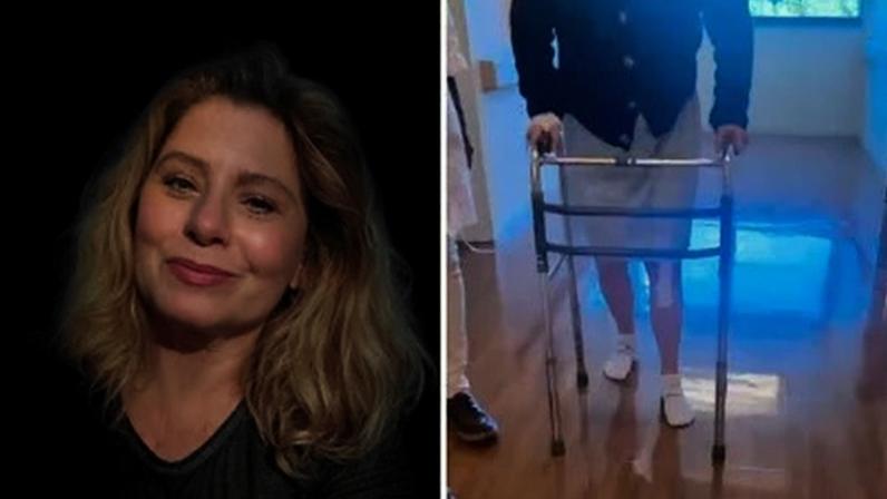 Vera Fischer revela cirurgia no joelho