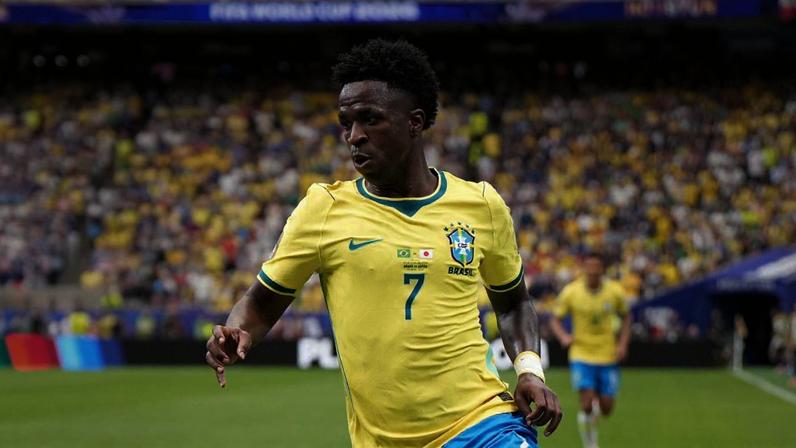 Vinícius Jr., da Seleção Brasileira de futebol
