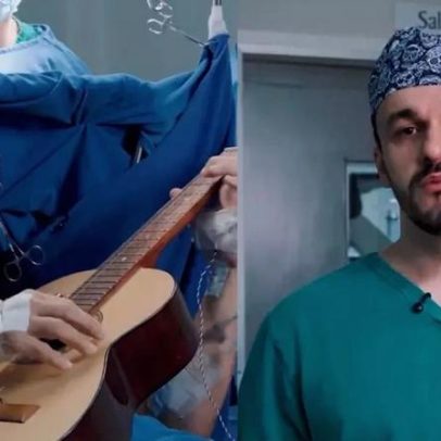 Cantor toca violão durante cirurgia para remoção de tumor no cérebro