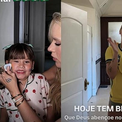 Virginia anima-se para levar as filhas ao jogo do Brasil