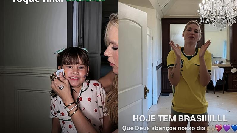Virginia mostra preparativos para jogo do Brasil