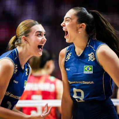 Brasil vence o Japão e fica a uma vitória da fase final da VNL