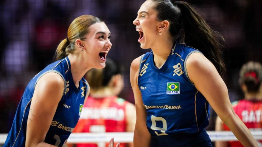 Brasil vence o Japão e fica a uma vitória da fase final da VNL