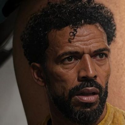 Brasileiro tatua goleiro Vozinha, de Cabo Verde; veja imagens