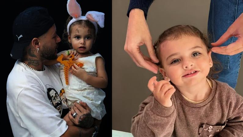Filha de Neymar, Helena ganhaou festa de aniversário da mãe e homenagem do pai