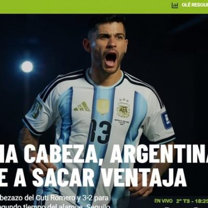 Argentina vence Cabo Verde por uma cabeça em duelo disputado