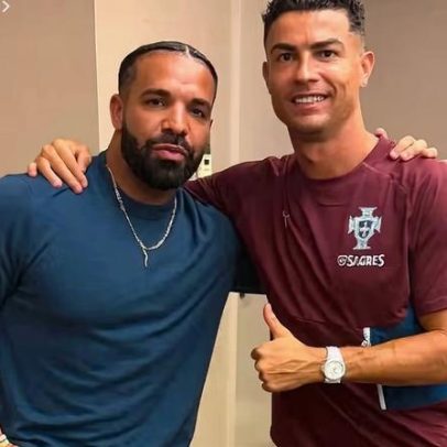 Cristiano Ronaldo publica foto com Drake