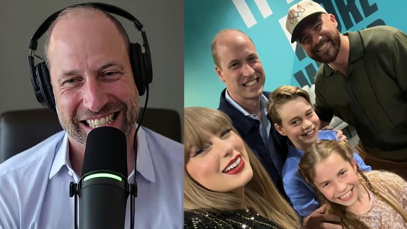 Prestes a se casar, noivo de Taylor Swift recebe William em podcast