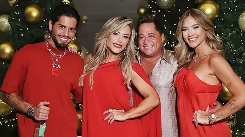 Zé Felipe, Poliana Rocha, Leonardo e Virginia