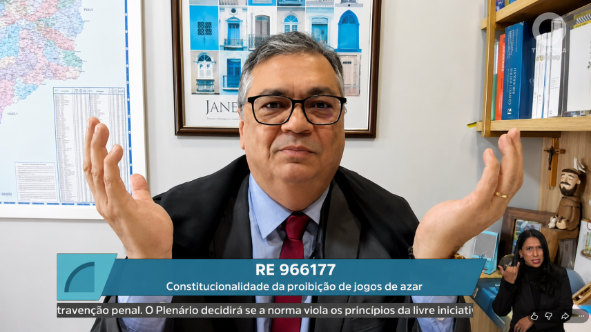 "Estamos tratando de jogos de azar, menos bets?", indaga Dino ao pedir vista de julgamento