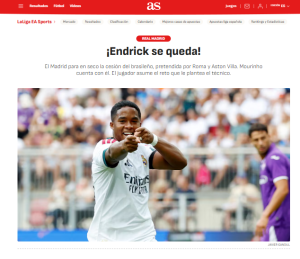 Imagem: Manchete - Diário AS