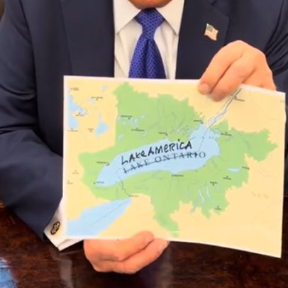 Trump assina ordem para rebatizar Lago Ontário como Lago América