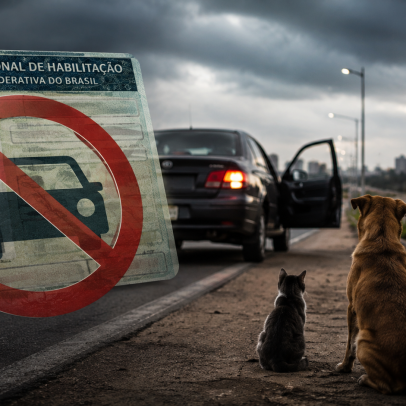 Câmara aprova suspensão de CNH para quem abandonar animais