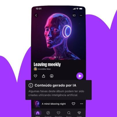 Deezer registra mais de 90 mil músicas feitas por IA todos os dias
