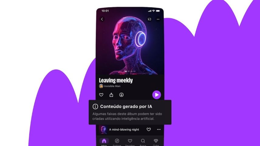 Deezer registra mais de 90 mil músicas feitas por IA todos os dias